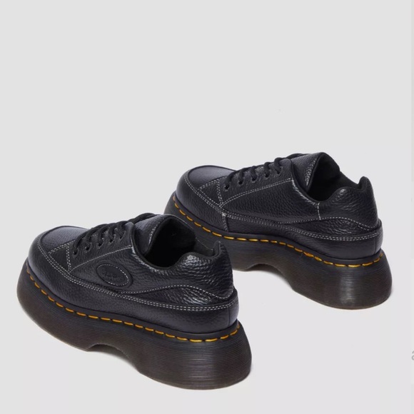 Dr. Martens Black Platform Loafers - Picture 3 of 8